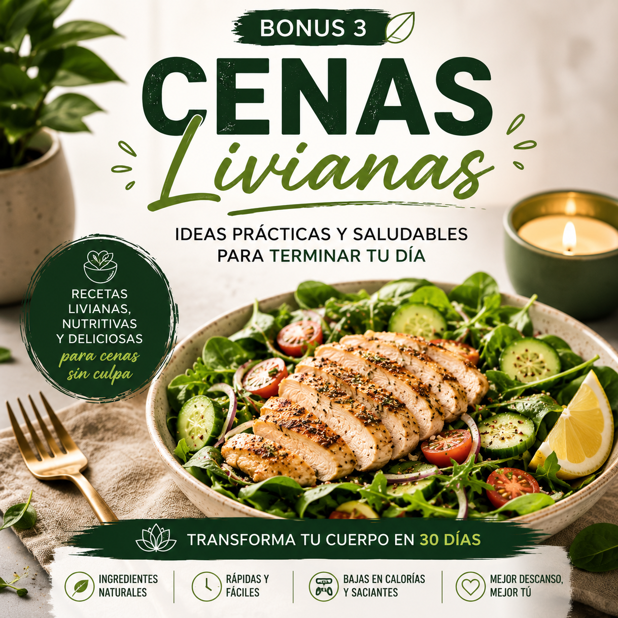 Transforma tu cuerpo en 30 días + 5 bonus de regalo!!🎁🎁