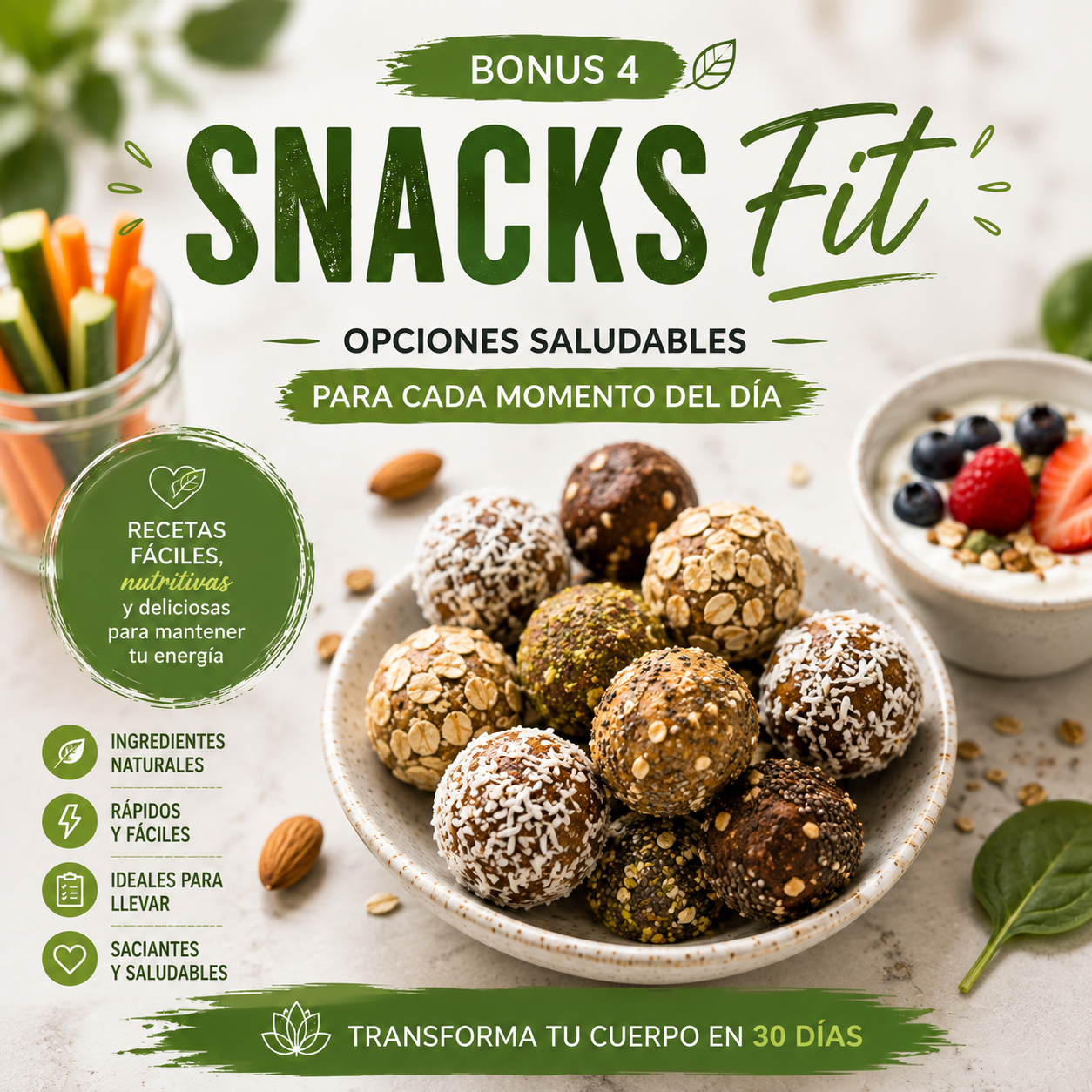 Transforma tu cuerpo en 30 días + 5 bonus de regalo!!🎁🎁